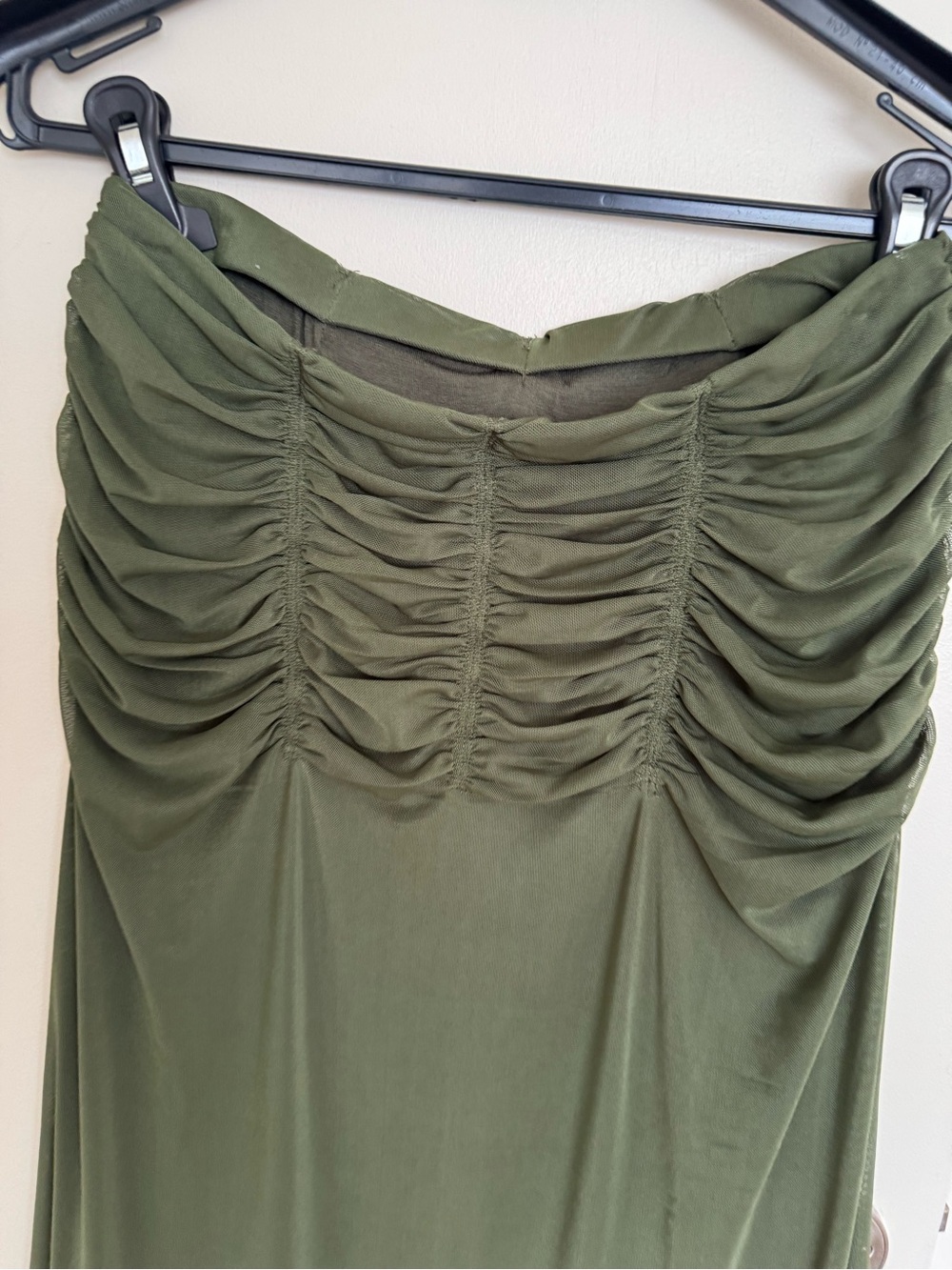 Maeve Ruched Yoke Column Maxi Skirt - Size M - BNWT - Picture 6 of 10
